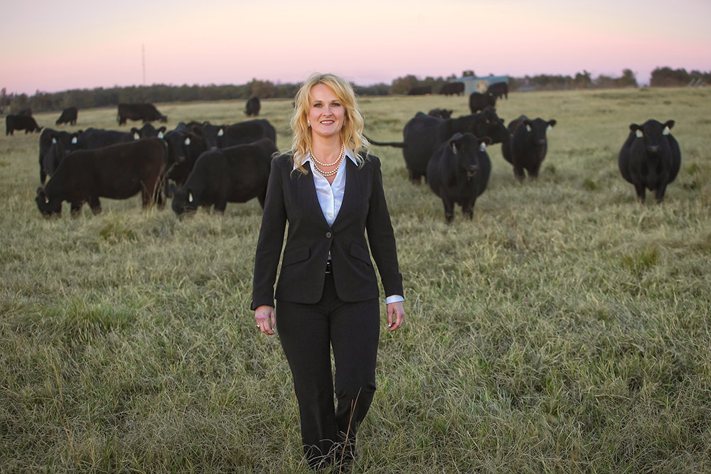 Toni Hasenbeck in the field
